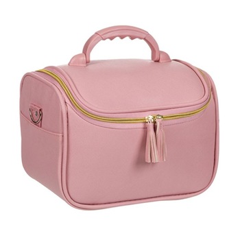 Geanta organizator cosmetice Premium Roz, 29x20x19 cm Geanta organizator cosmetice Premium Roz, 29x20x19 cm