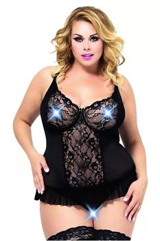 Body Adel 1856, Softline, Poliester, Negru, 2XL Body Adel 1856, Softline, Poliester, Negru, 2XL