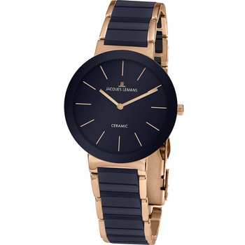 Ceas de dama Jacques Lemans 42-7R, Quartz, 34mm, 10ATM, Auriu Ceas de dama Jacques Lemans 42-7R, Quartz, 34mm, 10ATM, Auriu