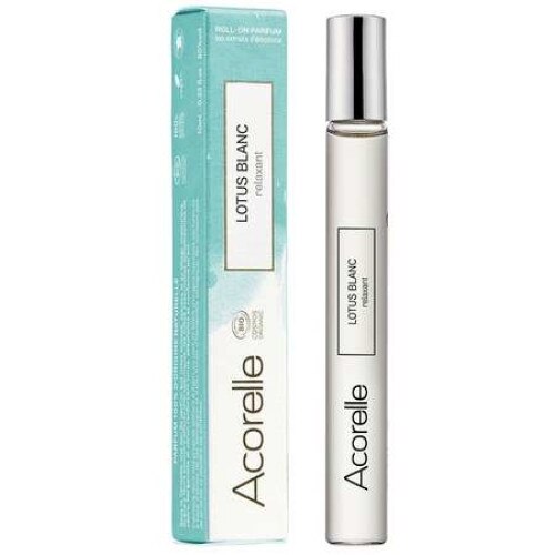 Apa de parfum Rollon bio Lotus Blanc, Acorelle, 10ml