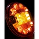 Lampa Auto LED Spate Flexzon, Rotunda ( Tip Hamburger) 3 Functii, Ø14cm, Remorca, Camion, Trailer, 12V-24V
