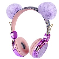 casti wireless pentru copii bluetooth 50 urechi de unicorn reducerea zgomotului stereo violet imagen 7_0_
0