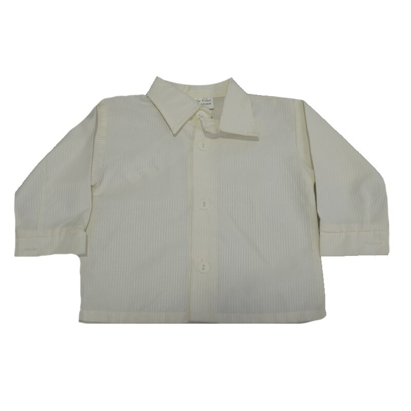 Camasa cu maneca lunga pentru baieti Christopher Baby Club 2736A, Crem