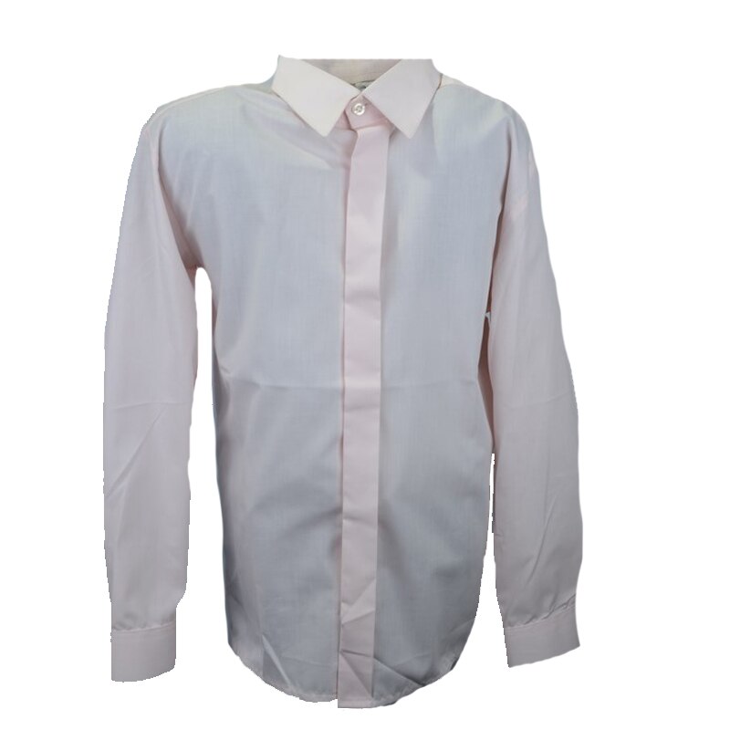 Camasa cu maneca lunga pentru baieti Mini Junior KSL-19C, Roz, 140 cm