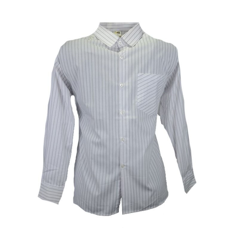 Camasa cu maneca lunga pentru baieti Mini Junior KSL-11C, Alb, 146 cm