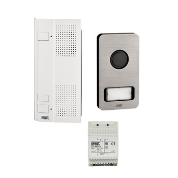 Kit interfon audio pentru o familie pe 2 fire Mikra + Utopia handsfree 1122/61 Urmet Kit interfon audio pentru o familie pe 2 fire Mikra + Utopia handsfree 1122/61 Urmet