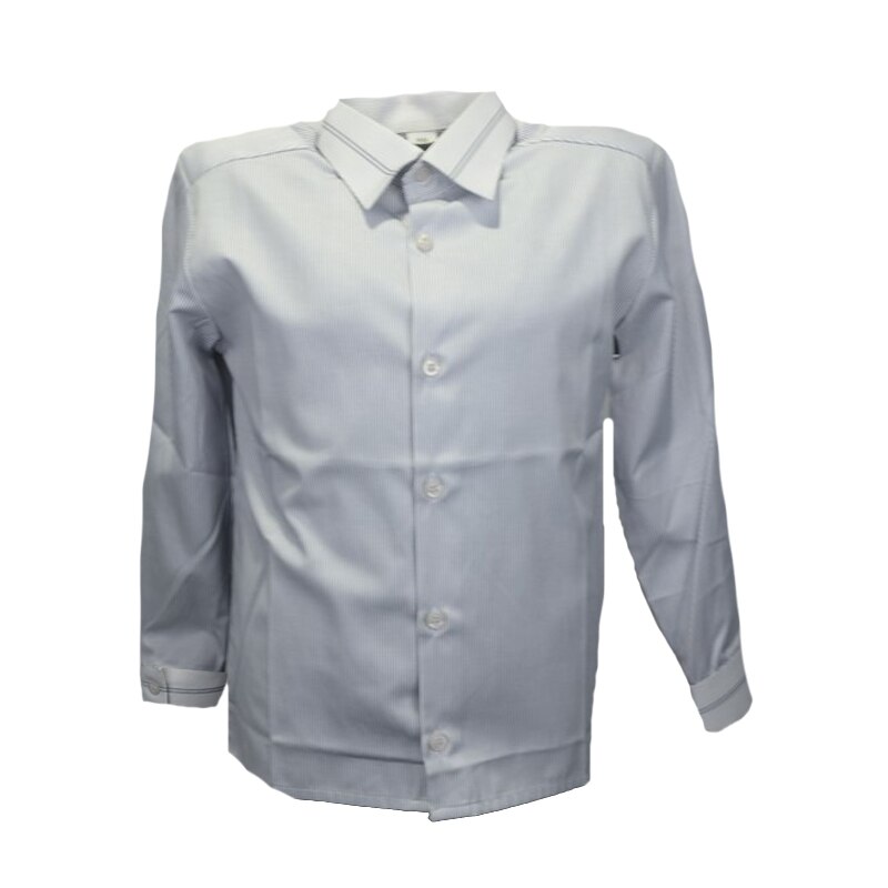 Camasa cu maneca lunga pentru baieti Mini Junior KSL-41C, Gri, 122 cm