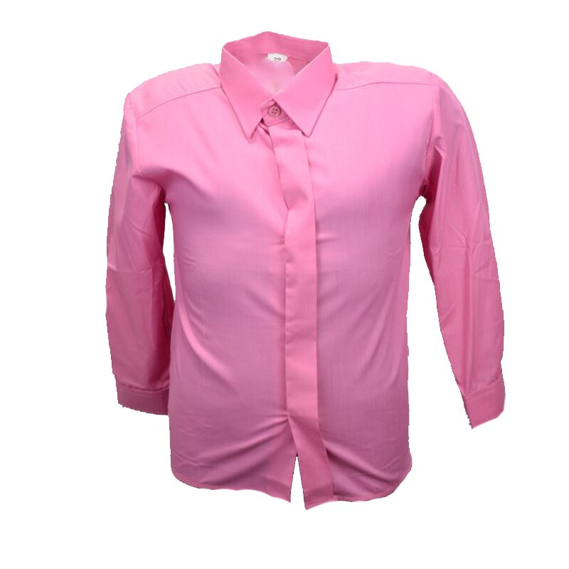 Camasa cu maneca lunga pentru baieti Mini Junior KSL-38-2, Roz