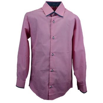 Camasa cu maneca lunga pentru baieti Jankes KSL-27C, Roz, 134 cm Camasa cu maneca lunga pentru baieti Jankes KSL-27C, Roz, 134 cm