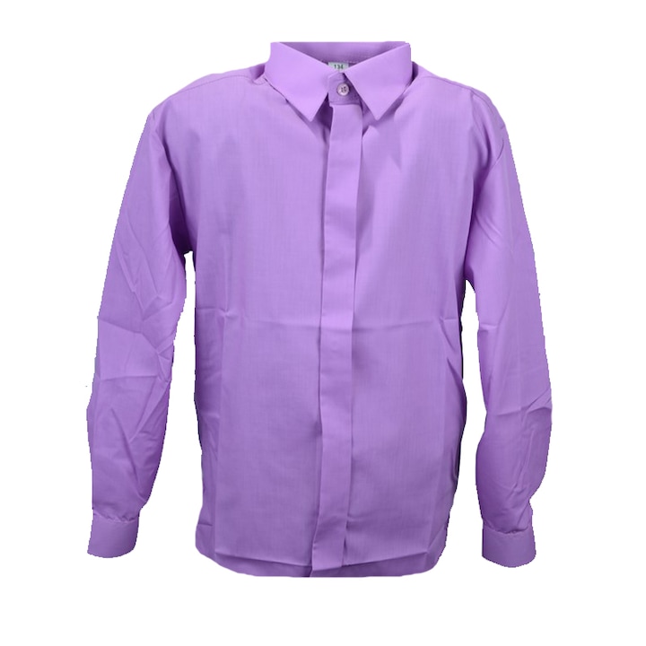 Тениска с дълъг ръкав за момче Mini Junior KSL-23C-1-68-cm, лилаво 68 CM
