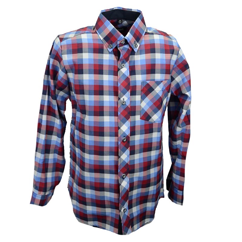 Camasa cu maneca lunga pentru baieti Jankes KSL-33C, Multicolor, 134 cm