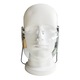 Защитна маска ALC Professional, прозрачна рамка, черни ръце, лека, дезинфекционна, за многократна употреба