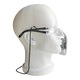Защитна маска ALC Professional, прозрачна рамка, черни ръце, лека, дезинфекционна, за многократна употреба