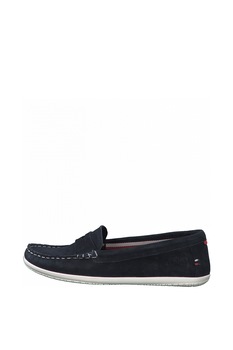 s.Oliver, Pantofi loafer din piele intoarsa cu decupaj s.Oliver, Pantofi loafer din piele intoarsa cu decupaj