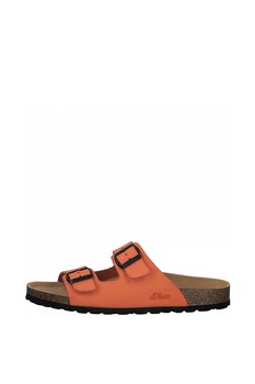 s.Oliver, Papuci din piele ecologica cu catarama s.Oliver, Papuci din piele ecologica cu catarama