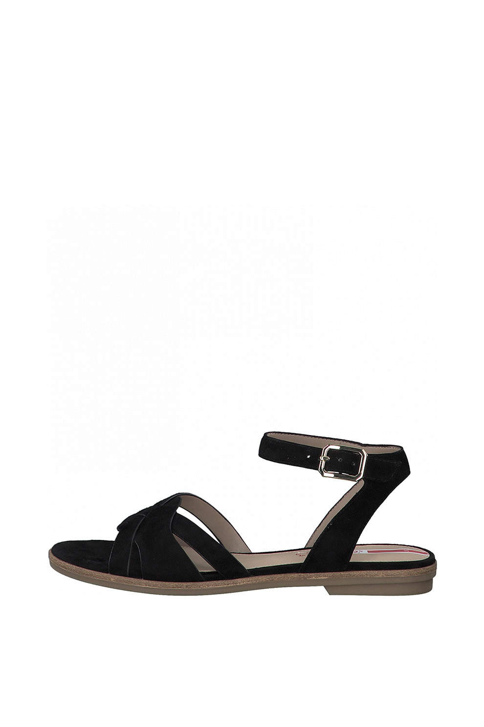 s.Oliver, Sandale din piele intoarsa cu bareta pe glezna