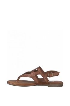 s.Oliver, Sandale de piele cu bareta separatoare si tinte s.Oliver, Sandale de piele cu bareta separatoare si tinte