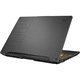 Laptop Gaming ASUS TUF A15 FA506QR cu procesor AMD Ryzen™ 7 5800H pana la 4.30 GHz, 15.6", Full HD, 240Hz, 16GB, 1TB SSD, NVIDIA® GeForce RTX™ 3070 8GB, Free DOS, Eclipse Gray