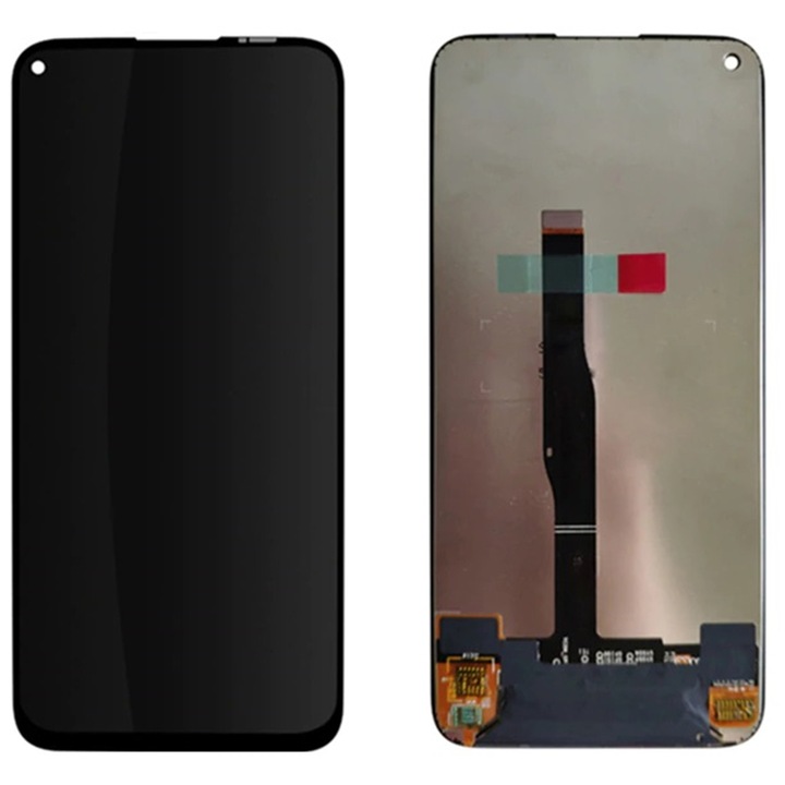 G-Tech kijelző, érintőképernyős, digitalizálóval, prémium minőségű üveggel, Huawei Nova 5T készülékhez, fekete