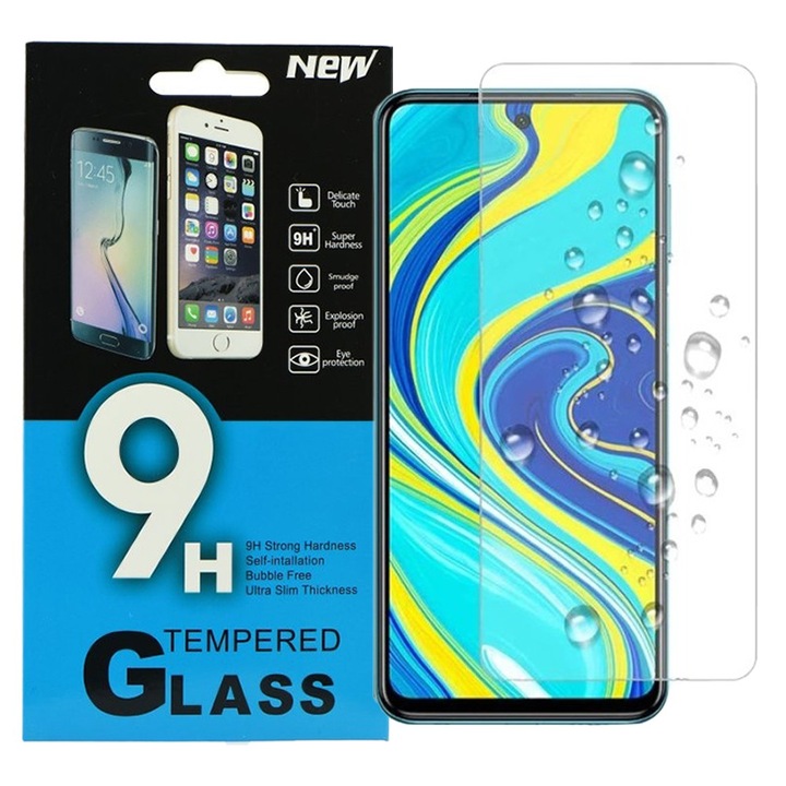 Стъклен протектор Xiaomi Redmi Note 9 Pro Max / Redmi Note 9 Pro / Note 9S, Закалено стъкло, Преден панел, Закален