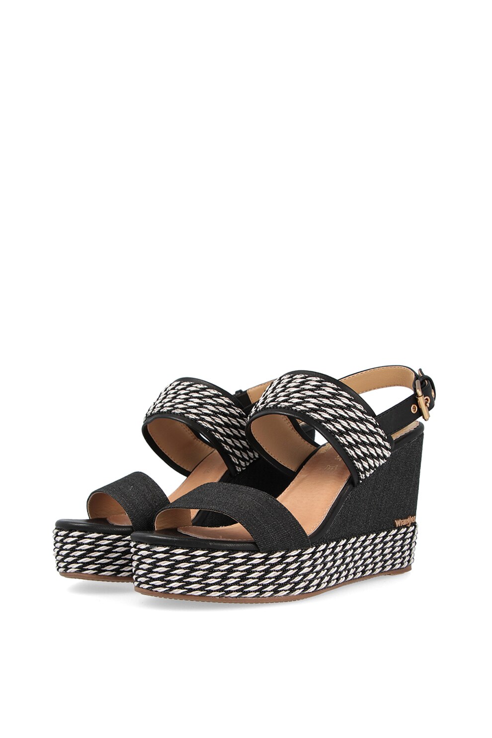 Wrangler, Sandale wedge de material textil Jolie