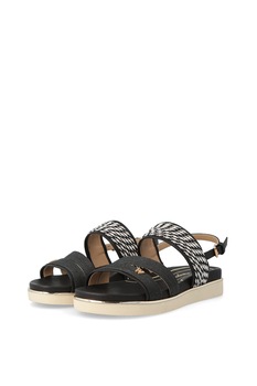 Wrangler, Sandale slingback cu monograma discreta Karen Wrangler, Sandale slingback cu monograma discreta Karen
