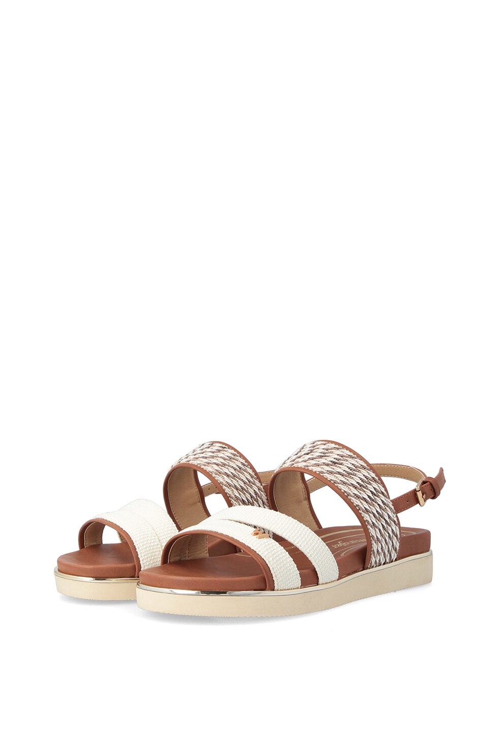 Wrangler, Sandale slingback cu monograma discreta Karen
