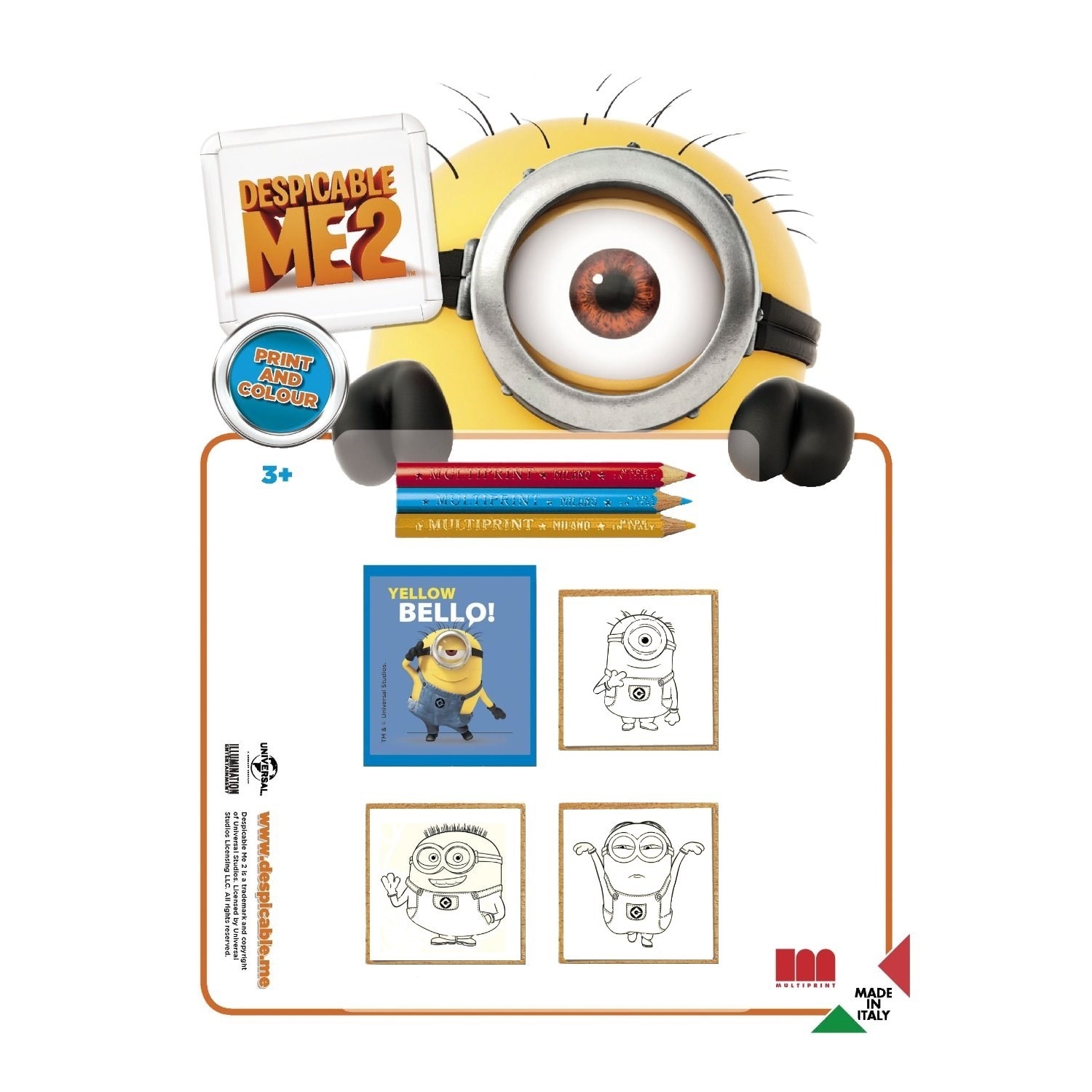 Set 3 stampile Multiprint Minions