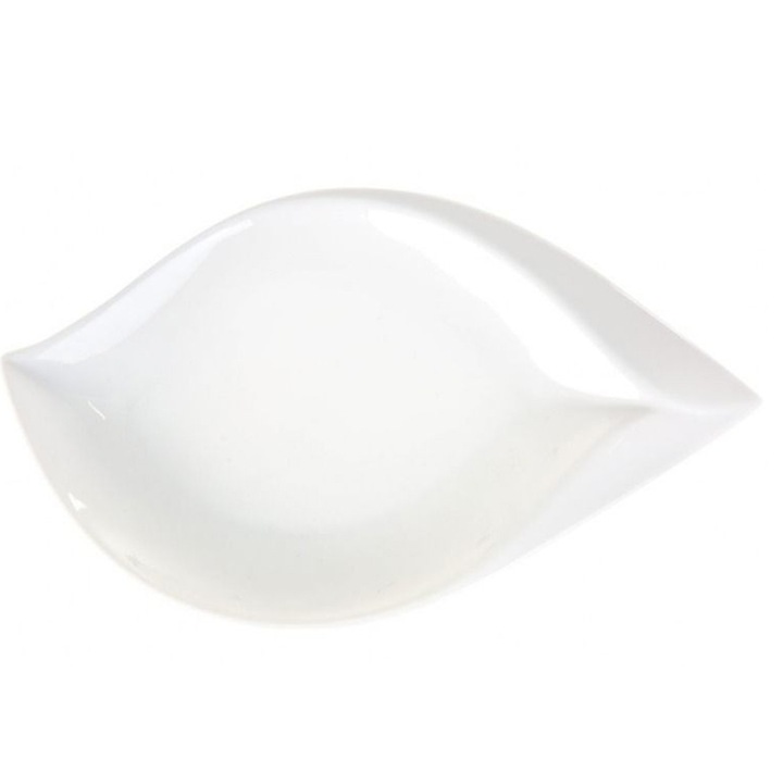 Platou servire Ambition Salsa, 27x15.5cm, portelan, alb