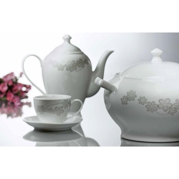 Serviciu de masa, Ambition Dream Flower, 18 piese, Argintiu Serviciu de masa, Ambition Dream Flower, 18 piese, Argintiu