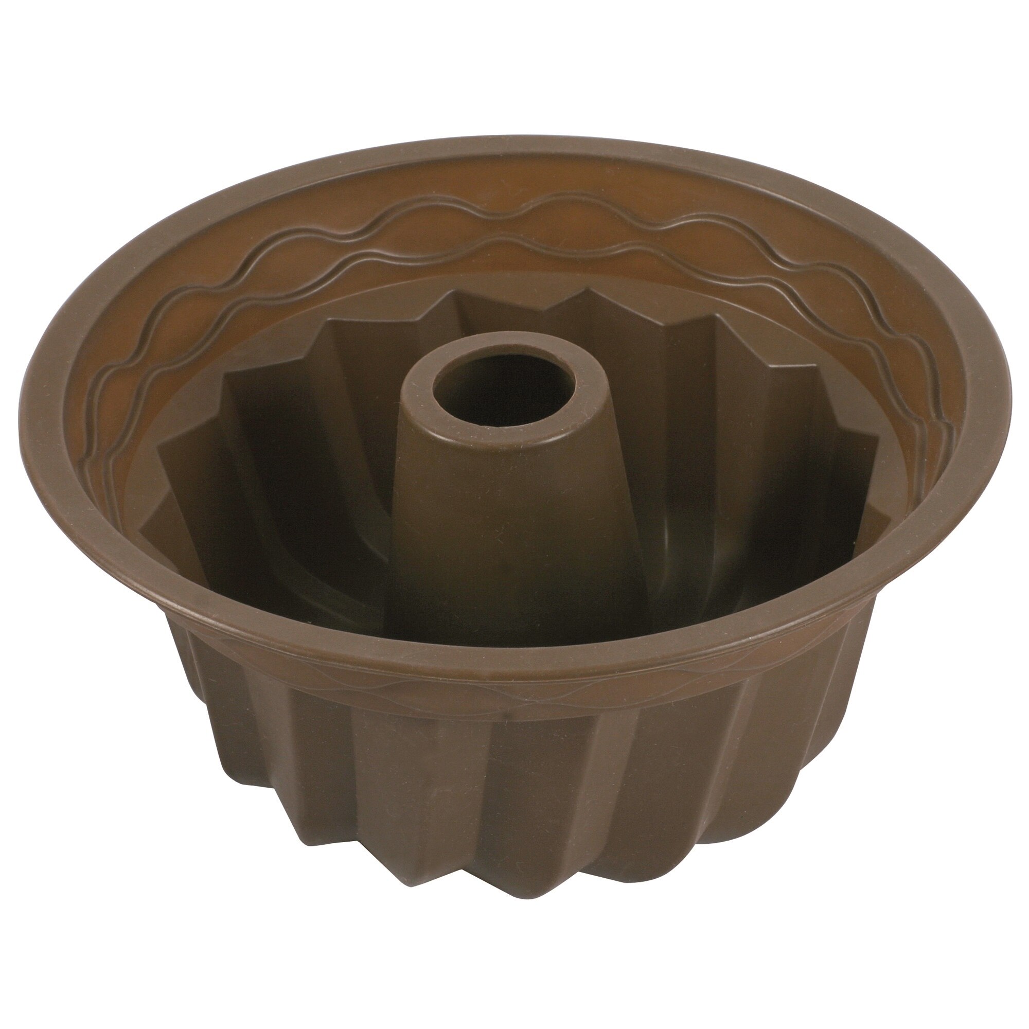 Forma de copt din silicon, Ambition Delice, d 23.5, h 11 cm, Maro