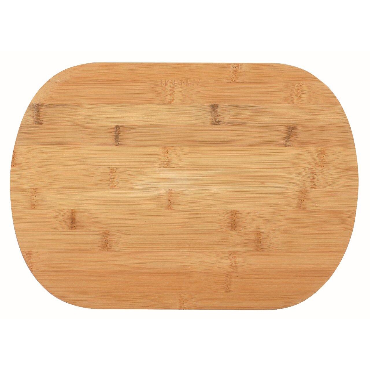 Bord de tocare din bambus, Ambition Panda, 35x25x2 cm