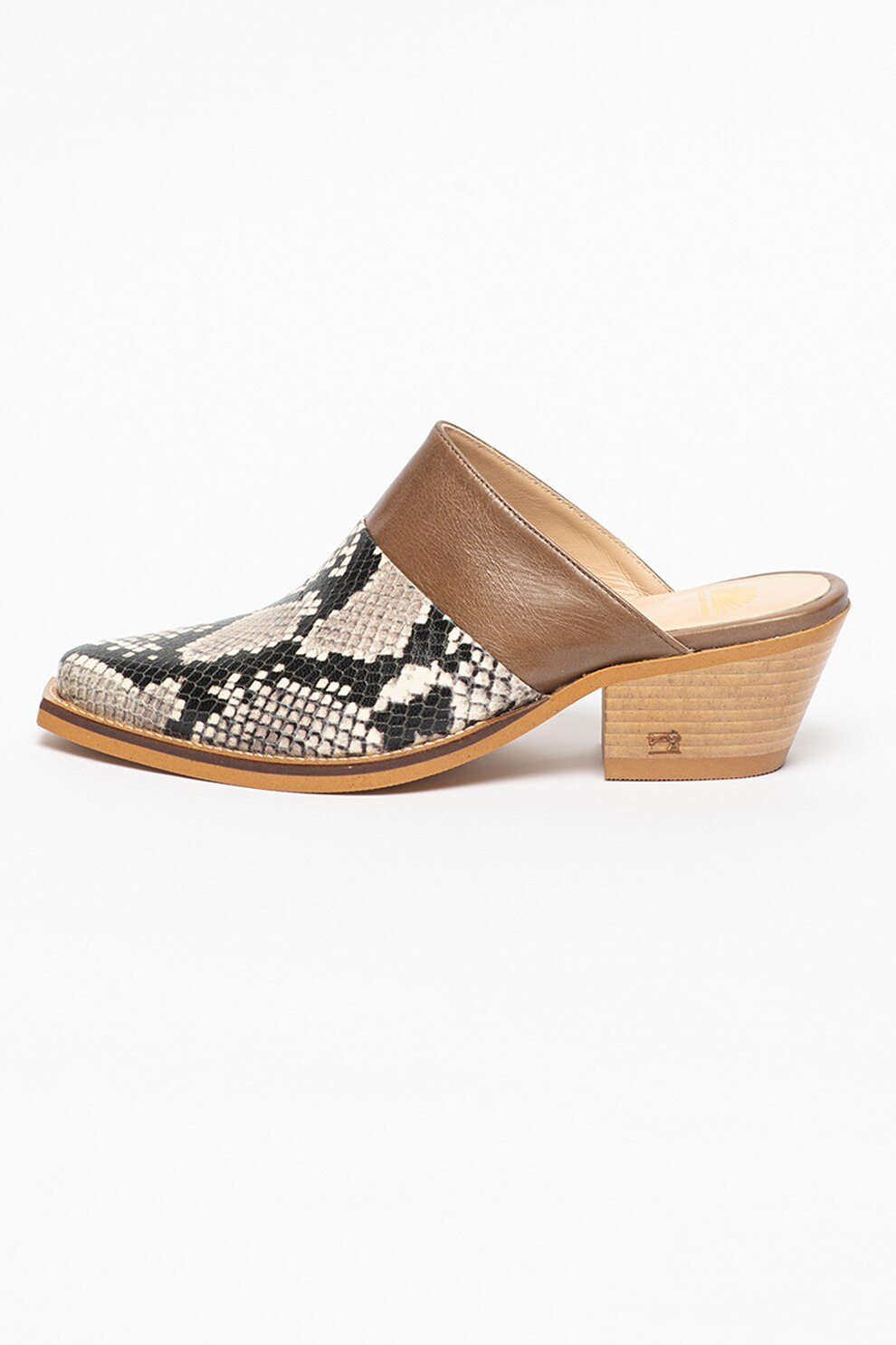 Scotch & Soda, Saboti de piele cu model piele de reptila Corall