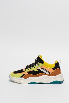 Scotch & Soda, Pantofi sport cu insertii de piele ecologica Cassius Scotch & Soda, Pantofi sport cu insertii de piele ecologica Cassius