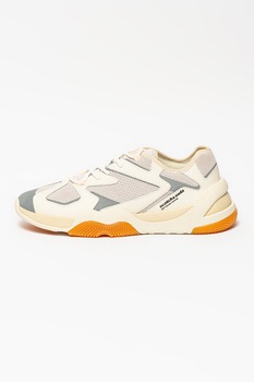 Scotch & Soda, Pantofi sport cu garnituri de piele intoarsa si piele cu perforatii Icaryus Scotch & Soda, Pantofi sport cu garnituri de piele intoarsa si piele cu perforatii Icaryus