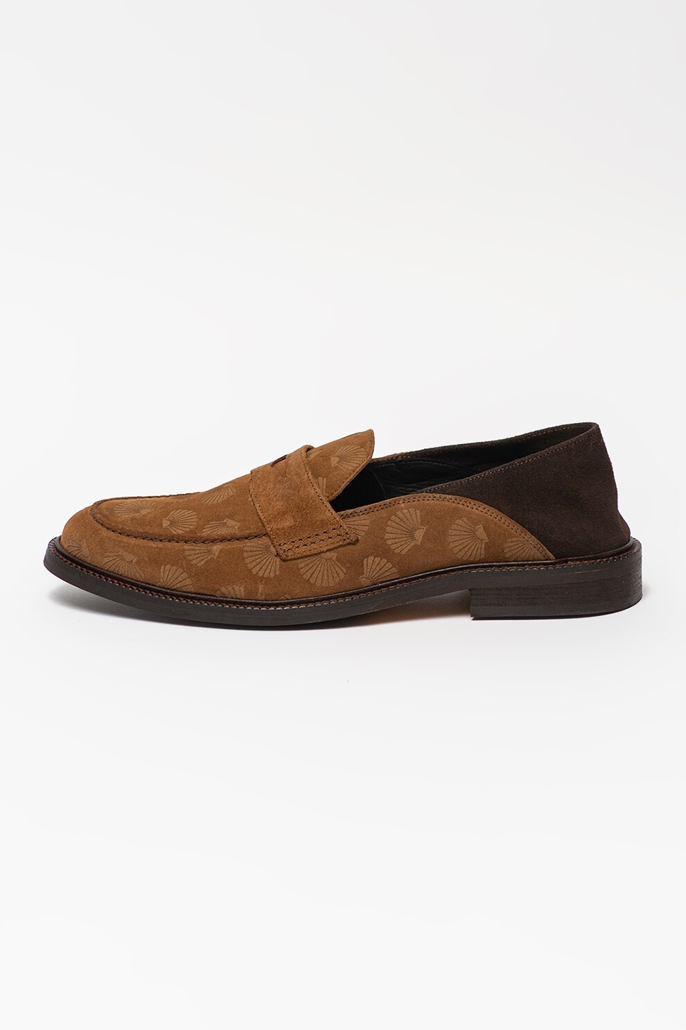 Scotch & Soda, Pantofi loafer de piele intorsa Wylder, Maro, 43