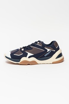 Scotch & Soda, Pantofi sport cu garnituri de piele intoarsa Icaryus Scotch & Soda, Pantofi sport cu garnituri de piele intoarsa Icaryus