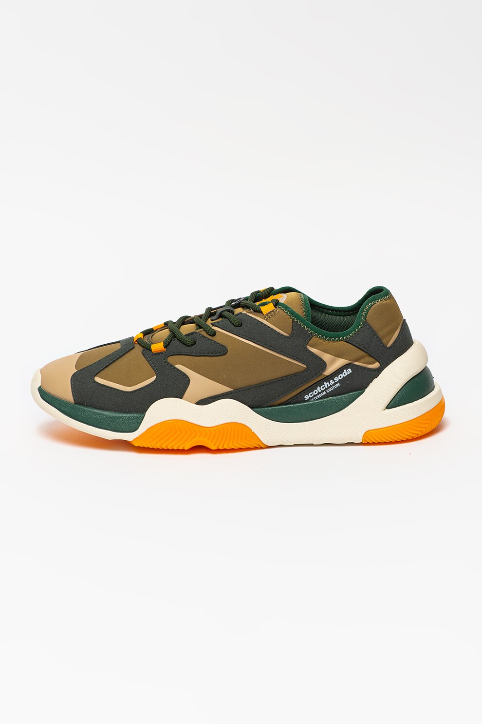 Scotch & Soda, Pantofi sport cu garnituri de piele intoarsa Icaryus