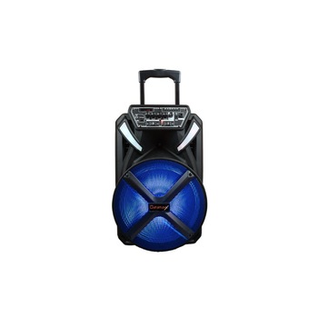 Boxa audio portabila, difuzor 12inch, USB, microfon wireless, Bluetooth, SD, radio, telecomanda, Datamaxx, culoare neagra Boxa audio portabila, difuzor 12inch, USB, microfon wireless, Bluetooth, SD, radio, telecomanda, Datamaxx, culoare neagra
