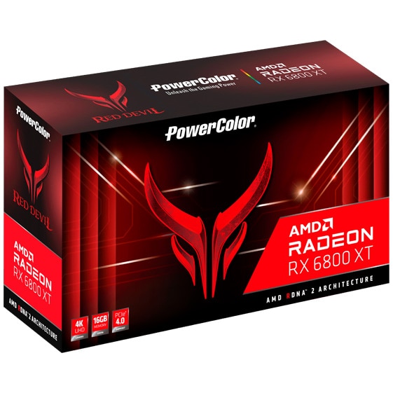 Placa video PowerColor Radeon™ RX 6800 XT Red Devil, 16GB GDDR6