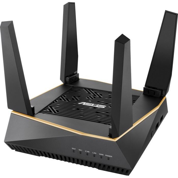 Router Asus AiMesh RT-AX92U, 1x RJ45, WPA2, Negru
