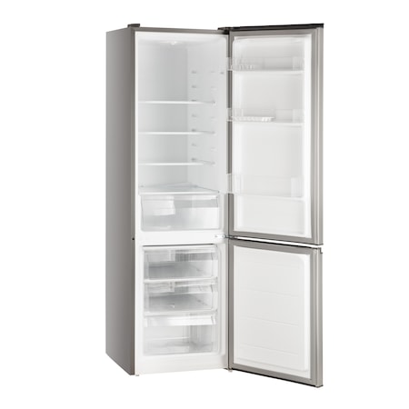 Combina frigorifica STARCREST SCF-273IX, 273L, Clasa F, Less Frost, Termostat reglabil, Iluminare LED, Suprafata Inox antiamprenta, Picioare ajustabile, Usi reversibile, H 180 cm, Inox
