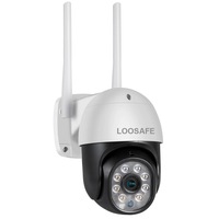 camera de supraveghere wifi loosafe qw18 2mp exterior  interior full hd 4x zoom rotire din aplicatie leduri lumina comunicare bidirectionala stocare cardcloud senzor miscare imagen 30_0_
0