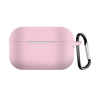 Husa pentru protectia castilor Apple Airpods Pro, culoare roz Husa pentru protectia castilor Apple Airpods Pro, culoare roz