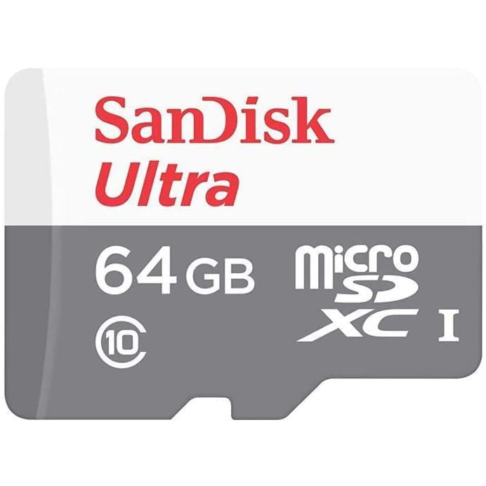 Card de memorie SanDisk Ultra microSDXC, 64GB, 100MB/s Class 10 UHS-I