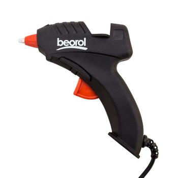 Pistol de lipit cu baton silicon, 7 mm, 10 W, Beorol Pistol de lipit cu baton silicon, 7 mm, 10 W, Beorol