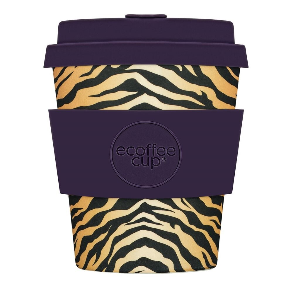 Cana de voiaj - Colchesterfield, Bambus, 250 ml, Mov / Auriu