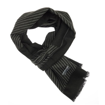 Esarfa barbati, din 100% casmir / pashmina, Gri cu negru, 30 x 188 cm - ES411 Esarfa barbati, din 100% casmir / pashmina, Gri cu negru, 30 x 188 cm - ES411