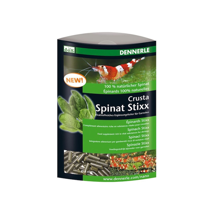 Hrana creveti Dennerle Crusta Spinach Stixx 30g