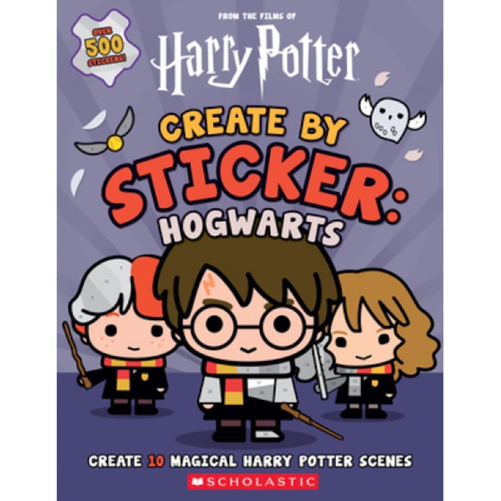 Harry Potter: Create by Sticker: Hogwarts, Cala Spinner (Author)